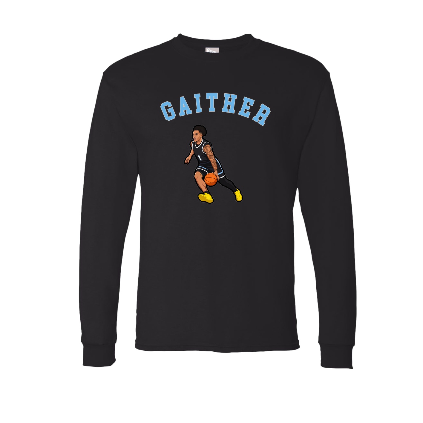 Long Sleeve Tee — Shirsey Arch in Black