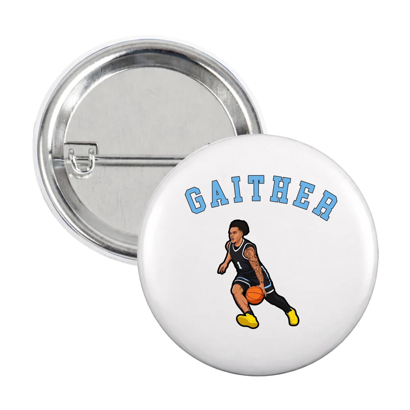 Game Day Button — Shirsey Arch in White
