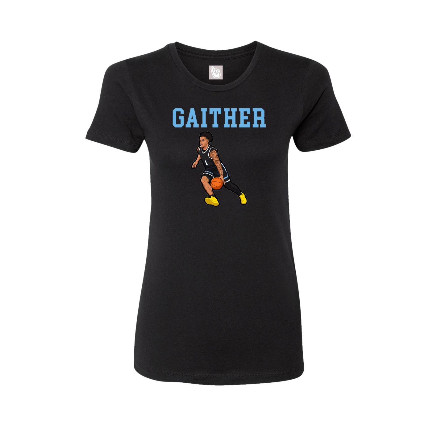 Fitted Women's Tee — Shirsey in Black