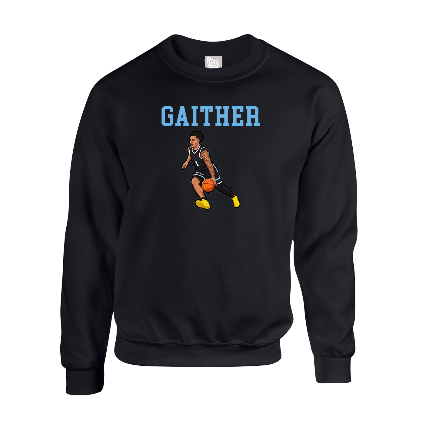 Fleece Crew — Shirsey in Black
