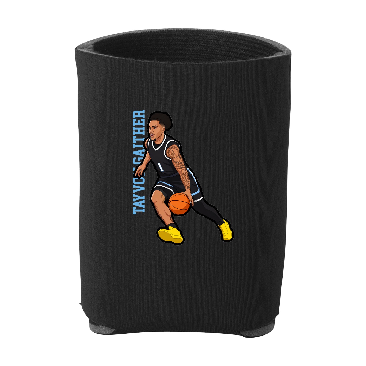 Can Holder — Name Vertical in Black