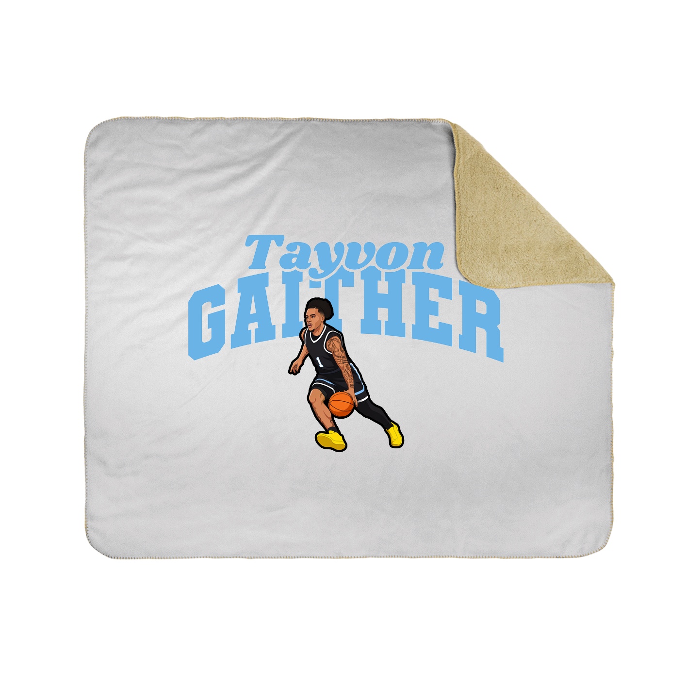 Throw Blanket — Signature Arch in White