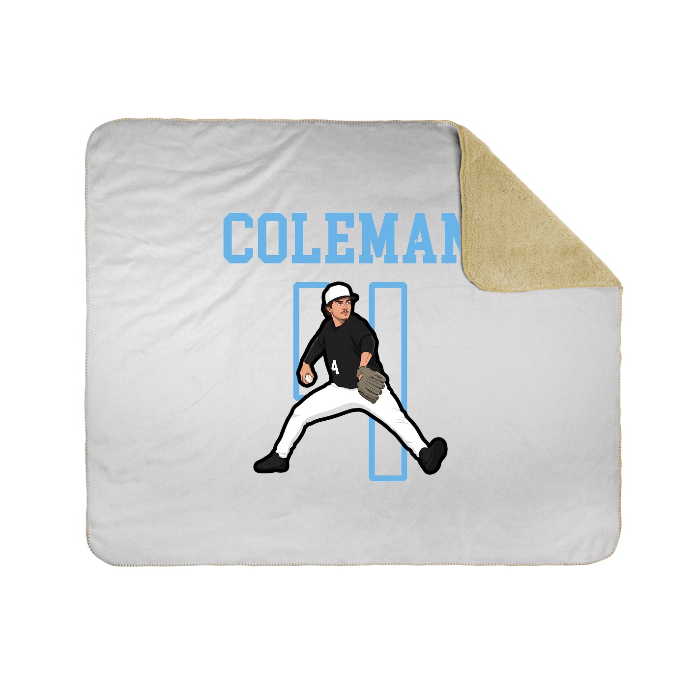 Throw Blanket — Shirsey in White