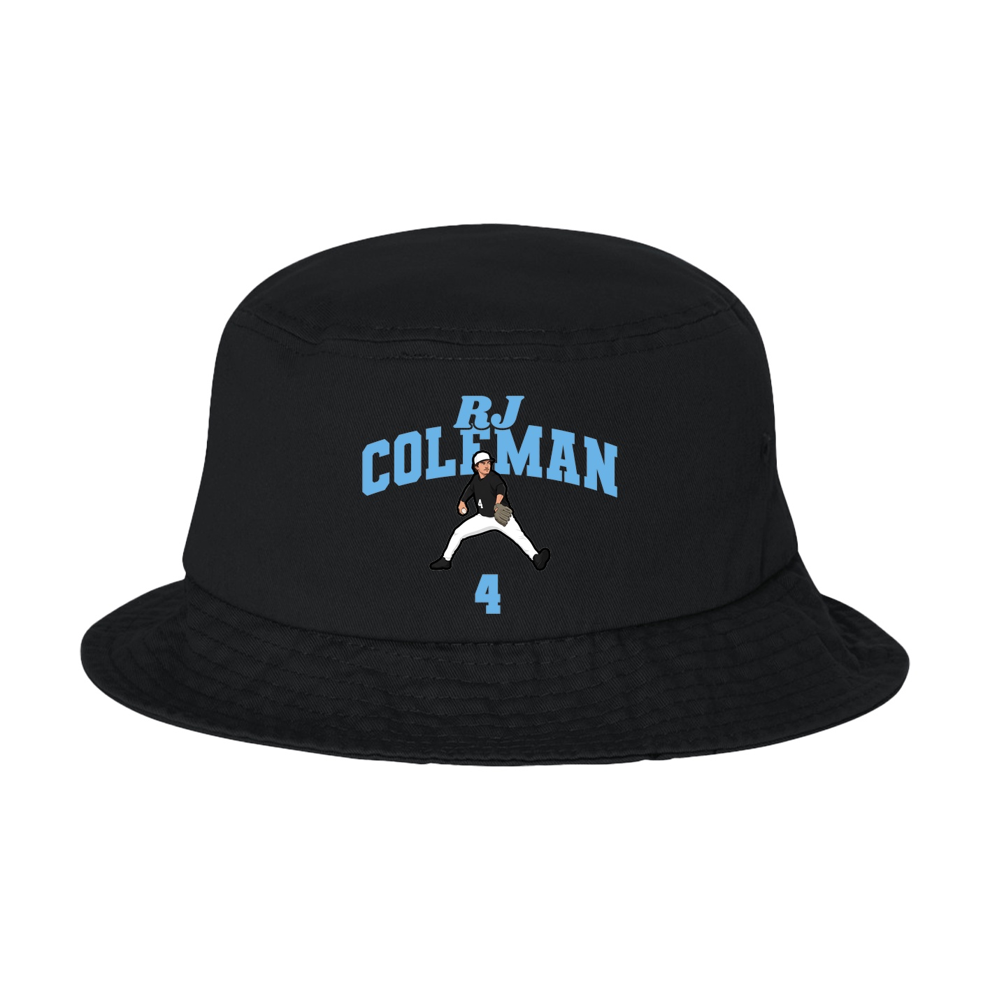 Bucket Cap — Signature Arch in Black