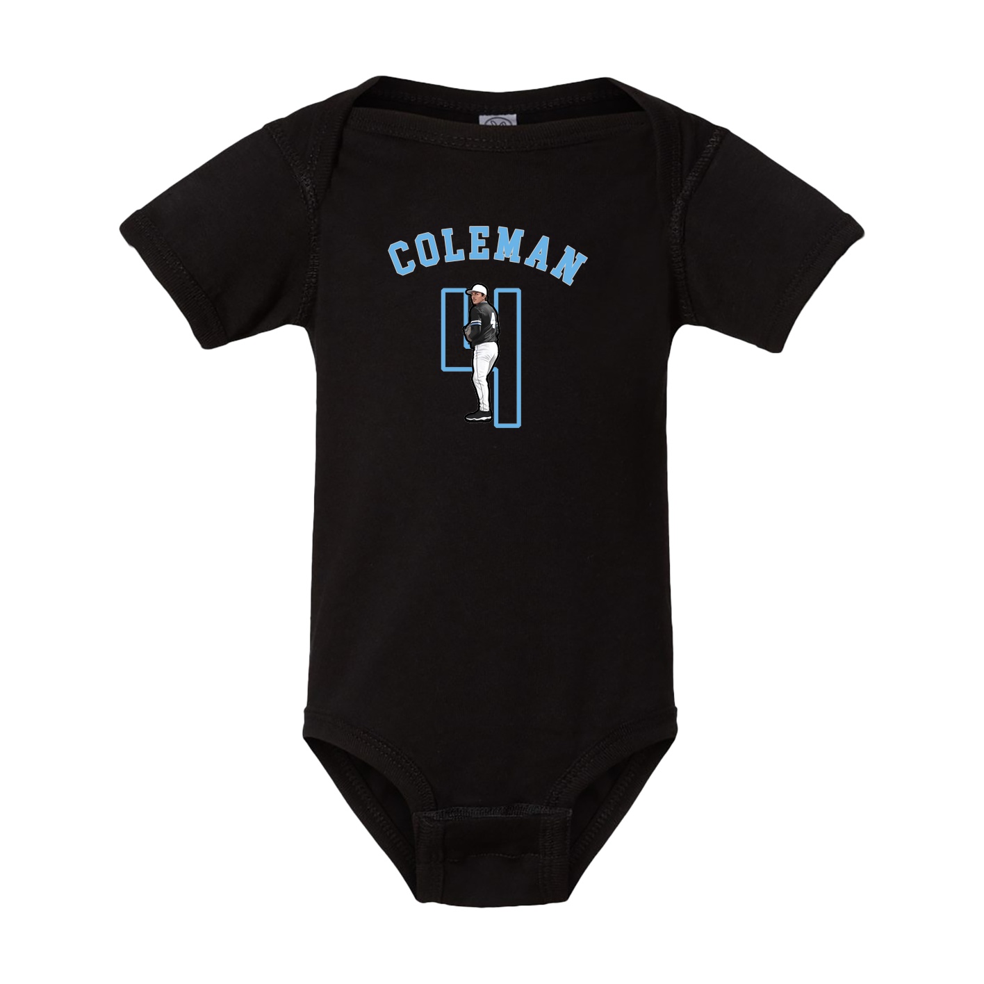 Baby Onesie — Shirsey Arch in Black