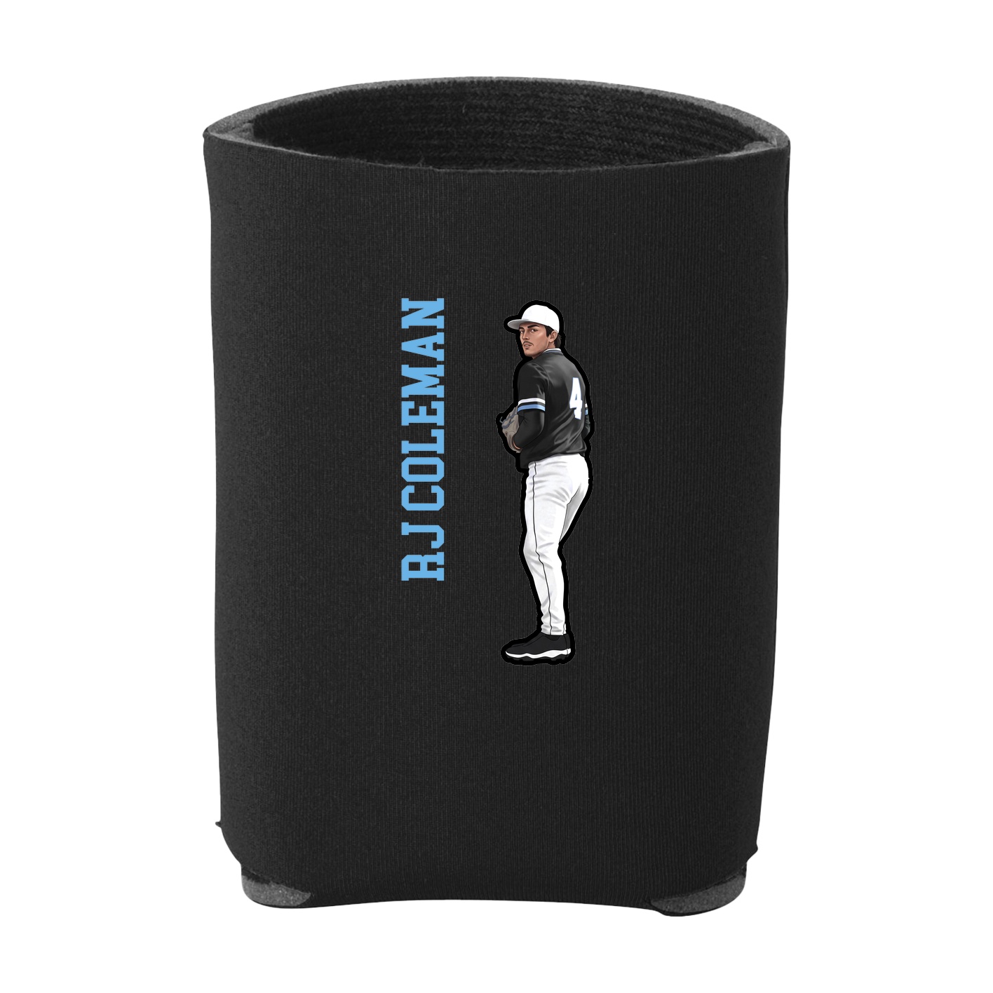Can Holder — Name Vertical in Black