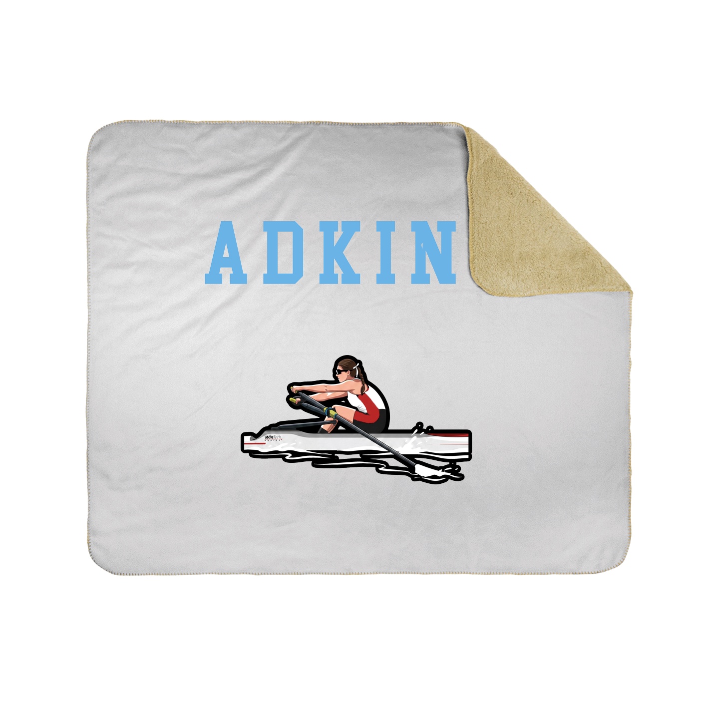 Throw Blanket — Shirsey in White