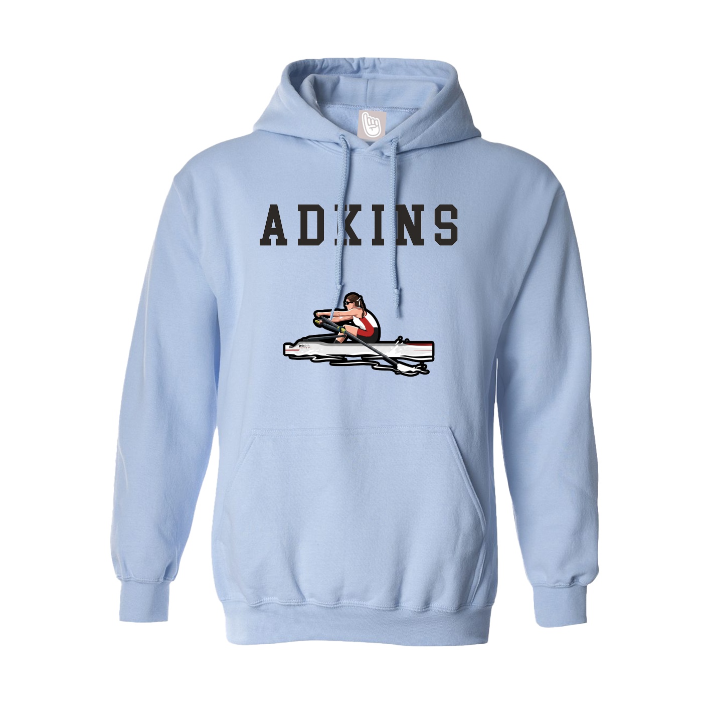 Hoodie — Shirsey in Light Blue
