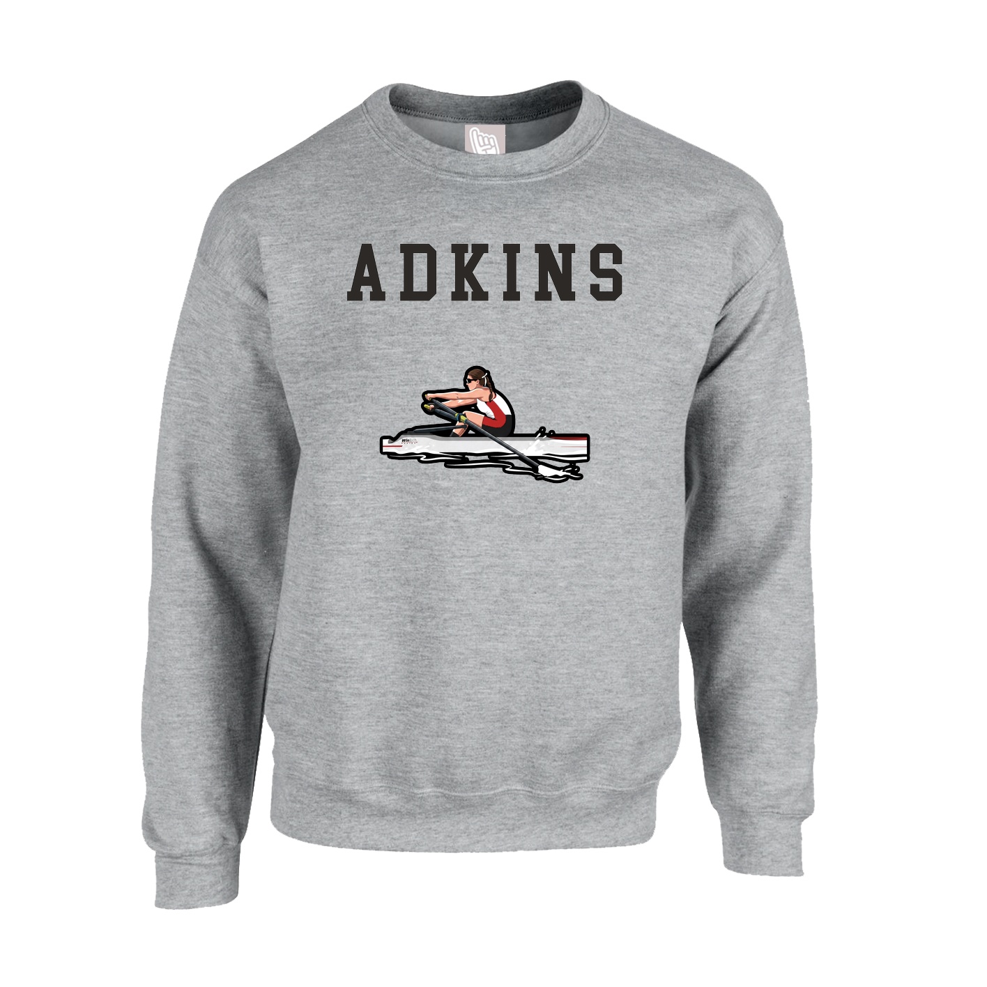 Fleece Crew — Shirsey in Grey