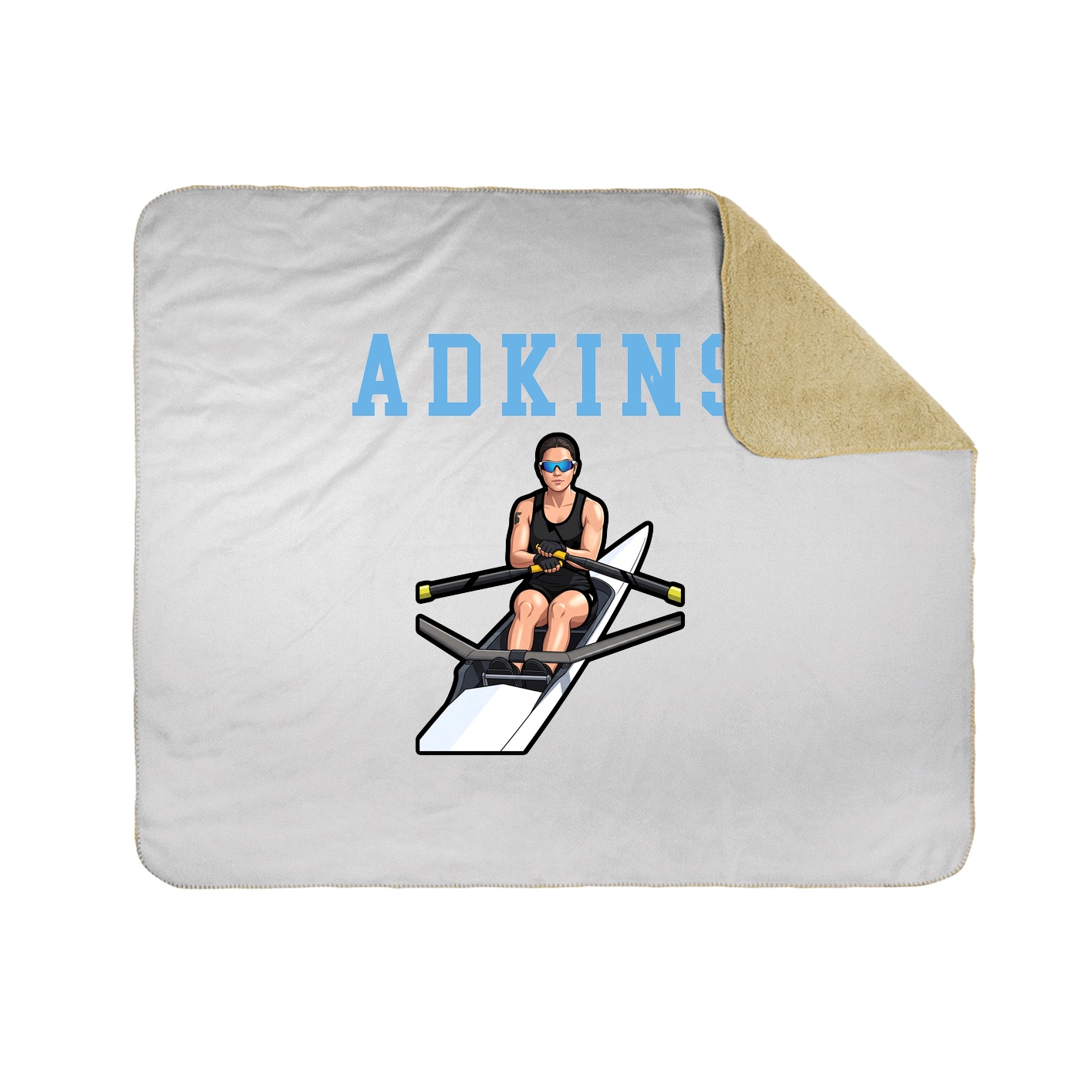 Throw Blanket — Shirsey in White
