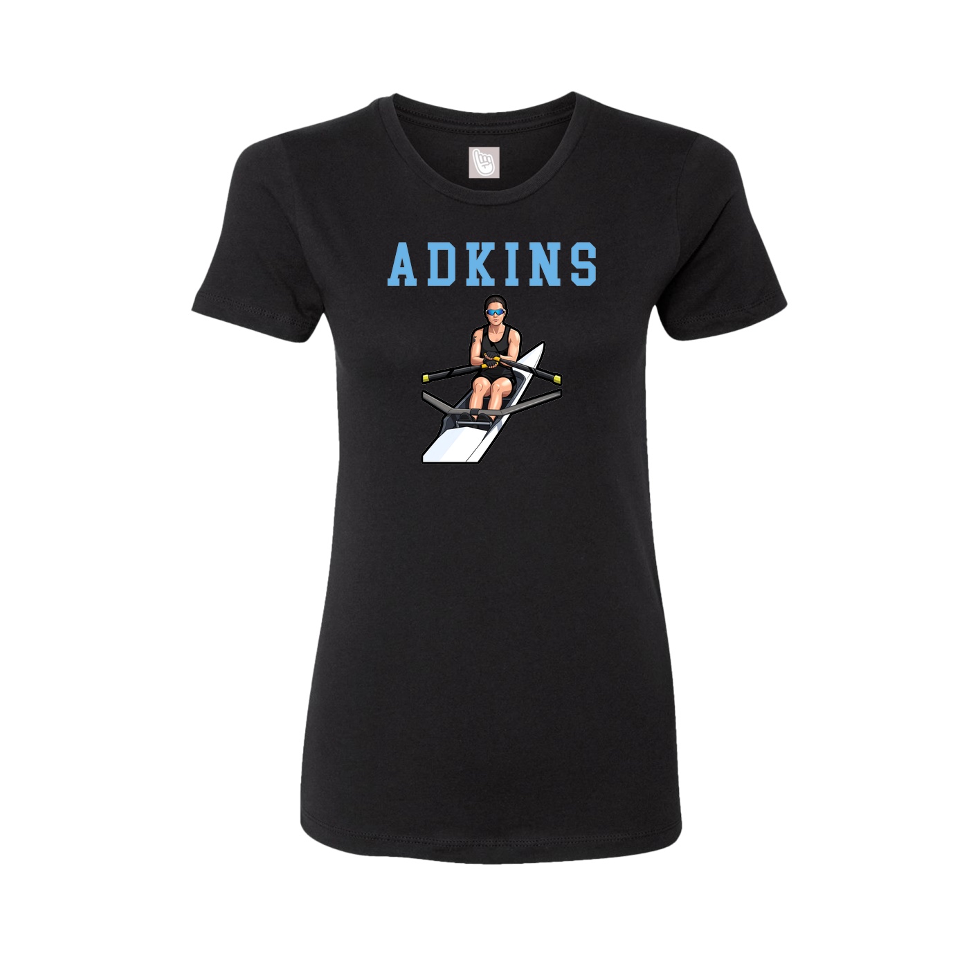 Fitted Women's Tee — Shirsey in Black