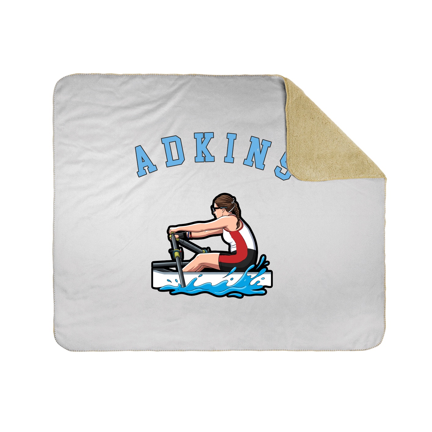 Throw Blanket — Shirsey Arch in White