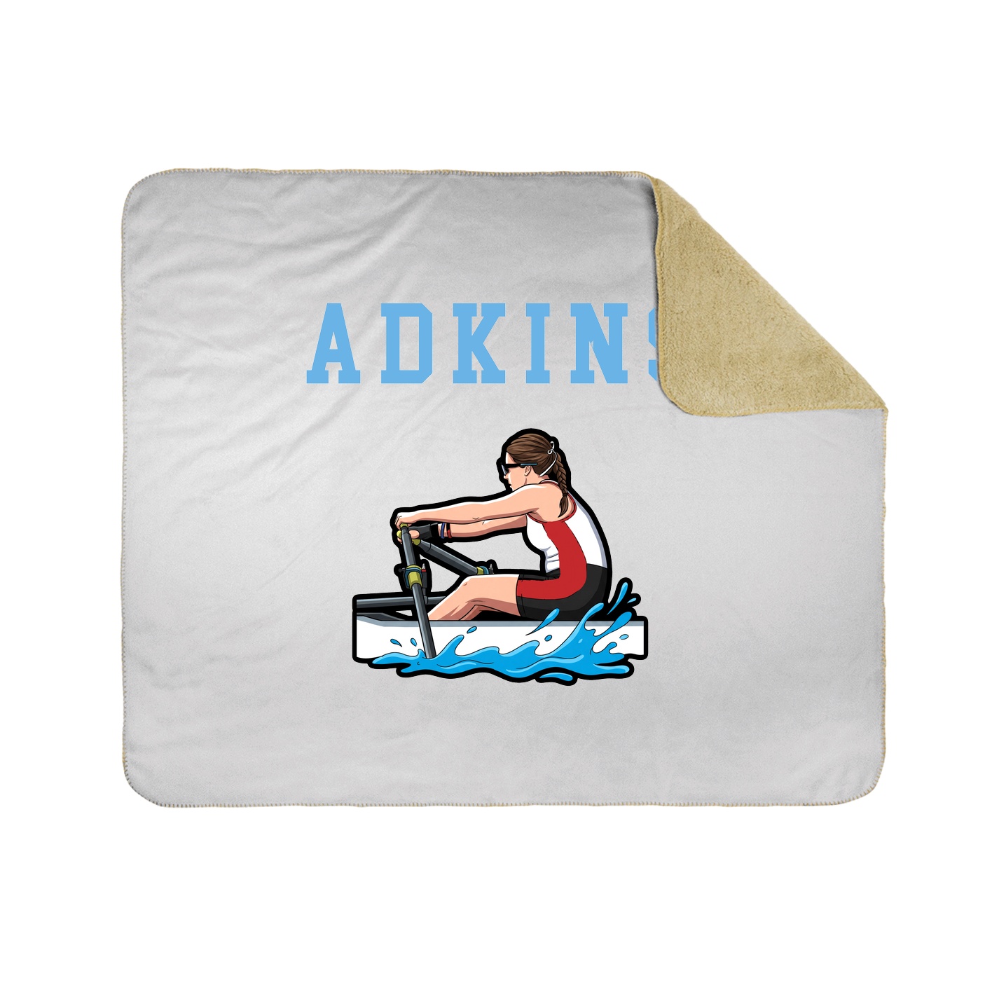 Throw Blanket — Shirsey in White