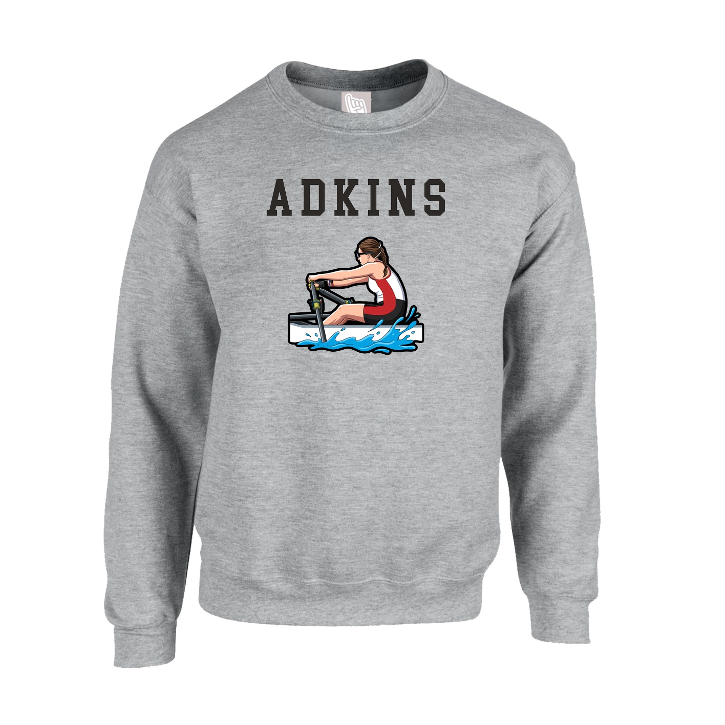 Fleece Crew — Shirsey in Grey