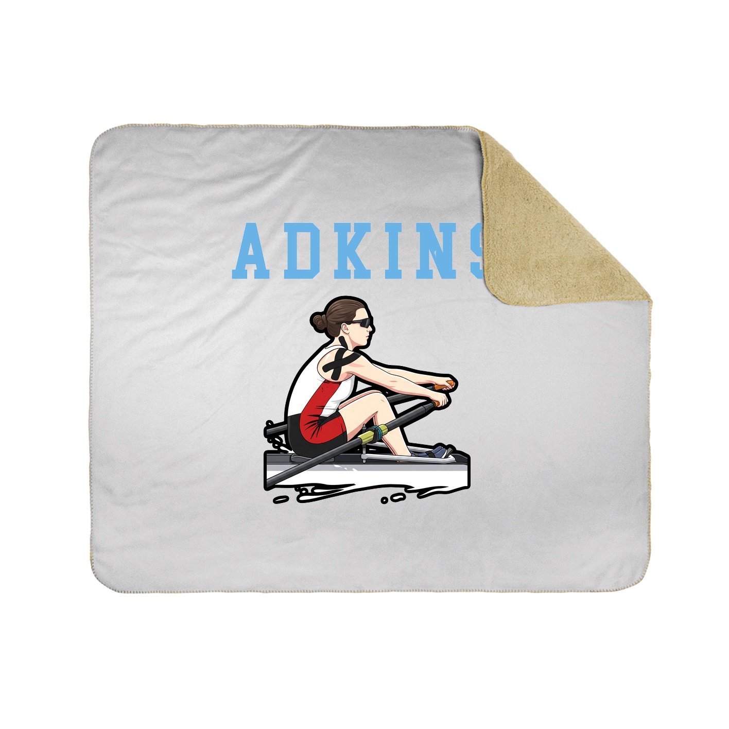 Throw Blanket — Shirsey in White