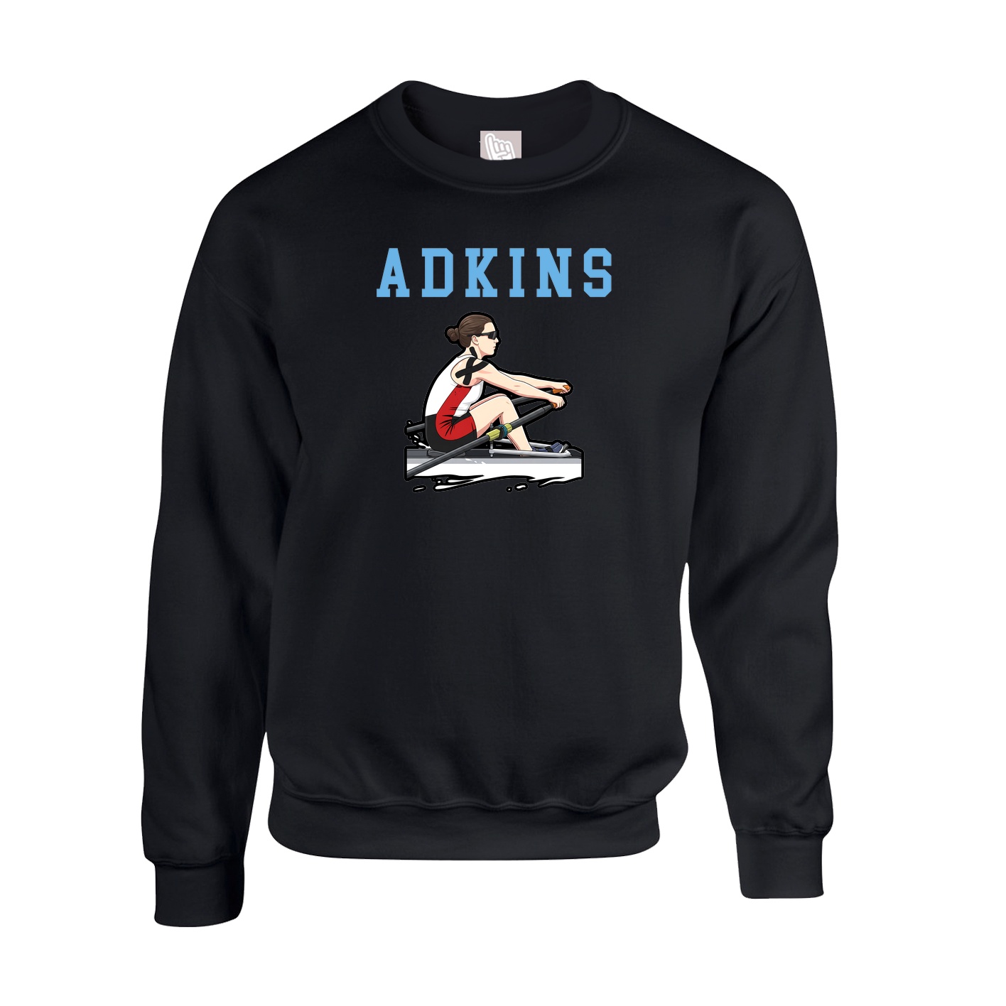 Fleece Crew — Shirsey in Black