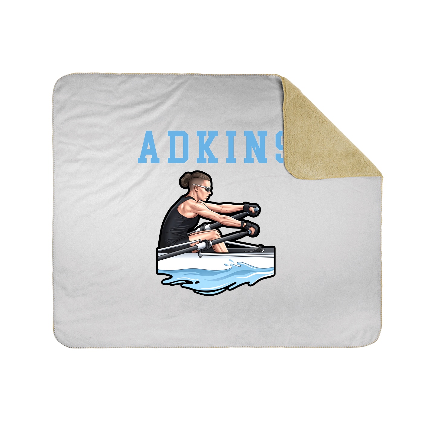 Throw Blanket — Shirsey in White