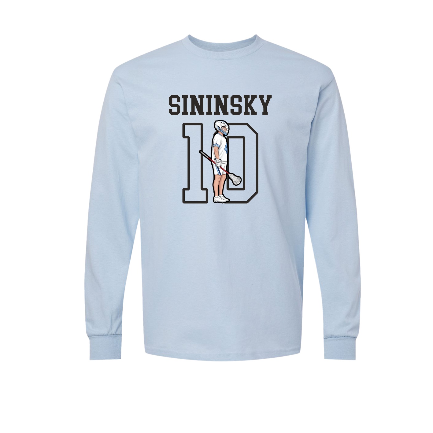 Long Sleeve Tee — Shirsey in Light Blue