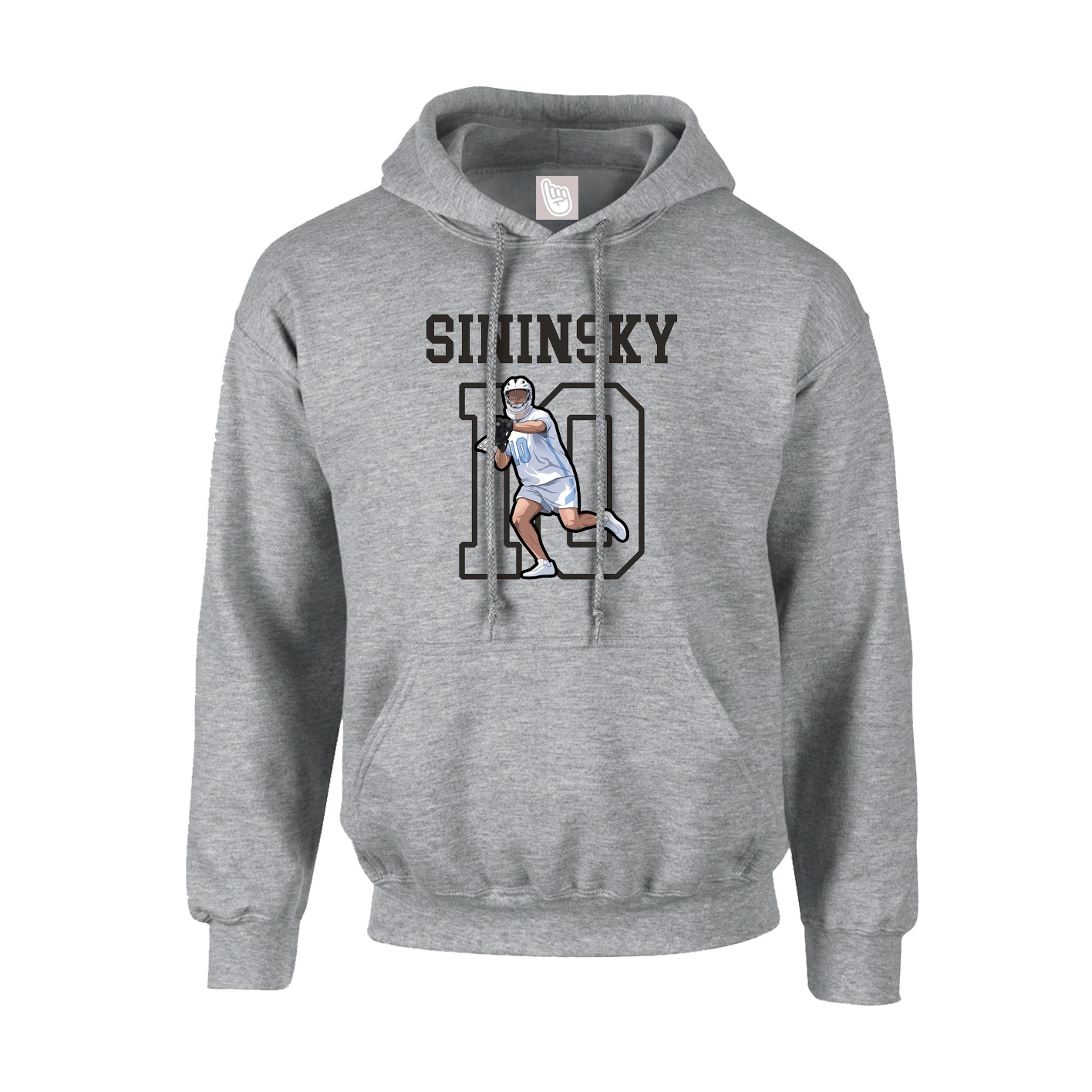 Hoodie — Shirsey in Grey