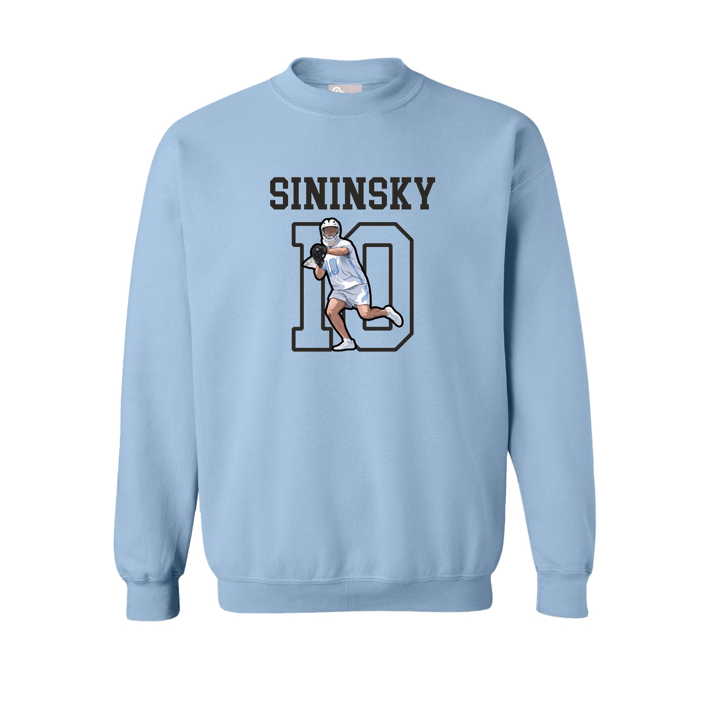 Fleece Crew — Shirsey in Light Blue