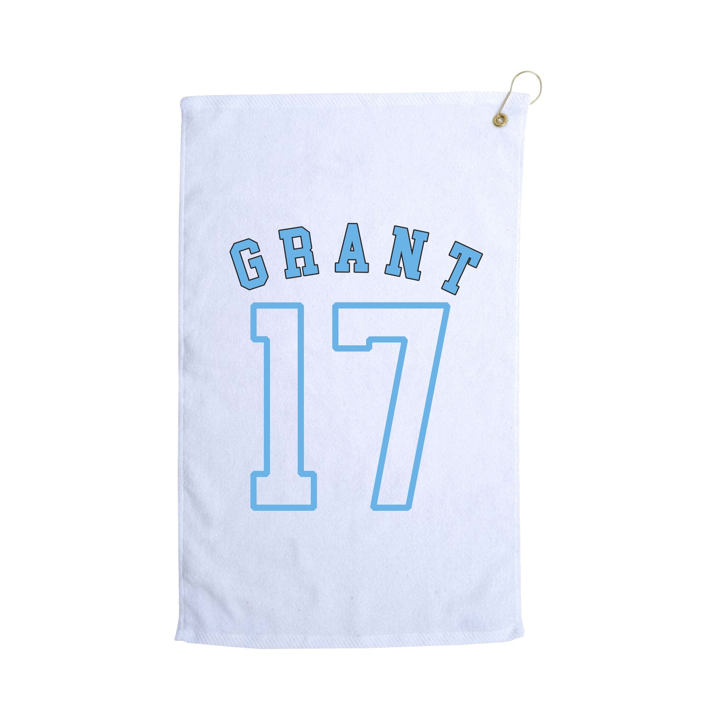 Golf Towel — Shirsey Arch in White
