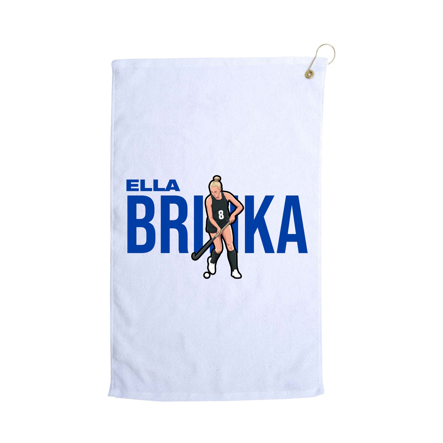 Golf Towel — Player Name in White