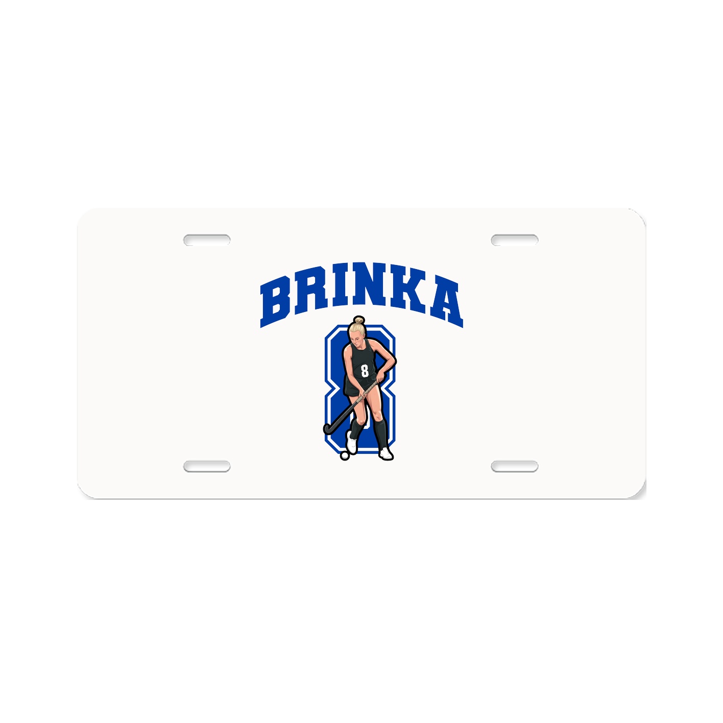 License Plate — Number in Classic