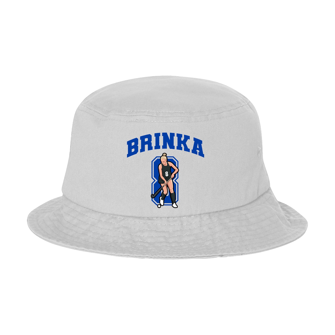 Bucket Cap — Number in White