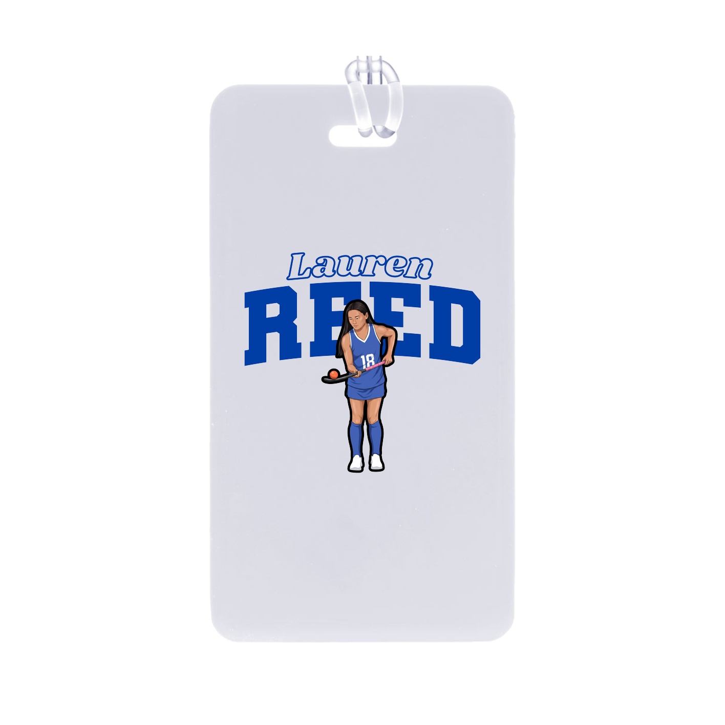 Bag Tag — Name Arch in Classic