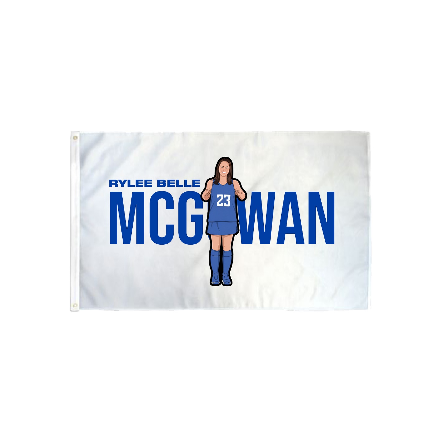 3x5 Flag — Player Name in Classic