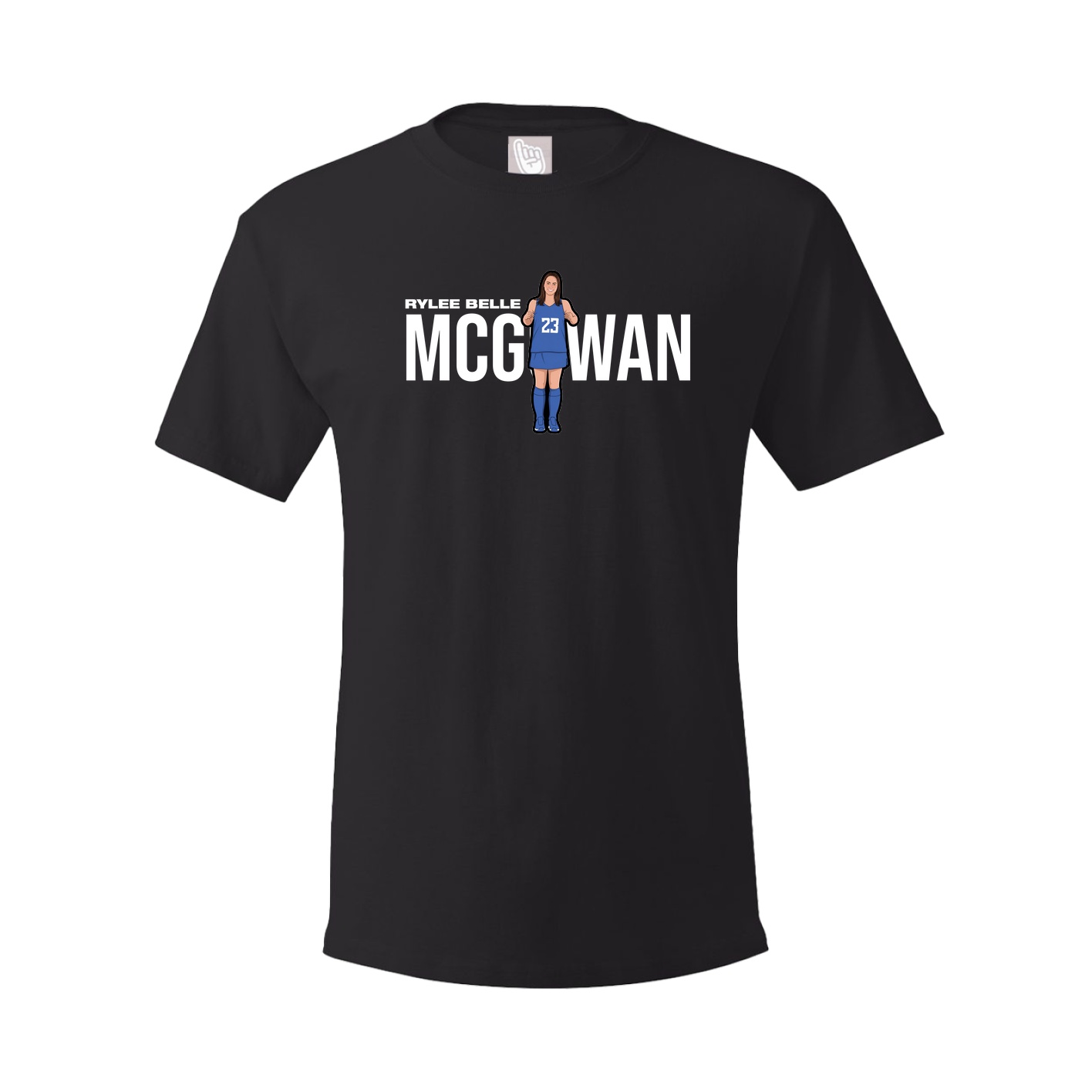 Tee — Player Name in Black