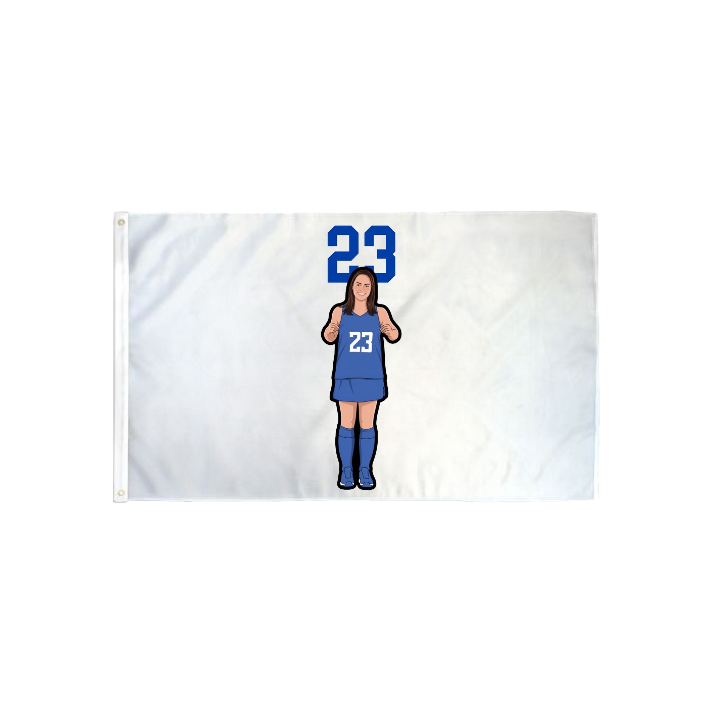 3x5 Flag — Number Top in Classic