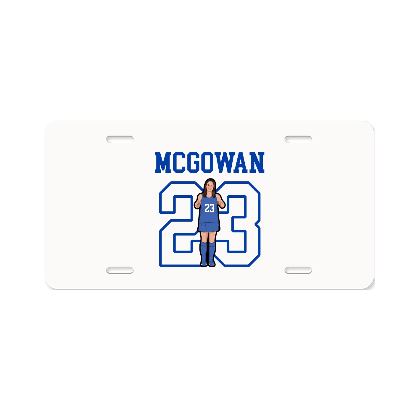 License Plate — Shirsey in Classic