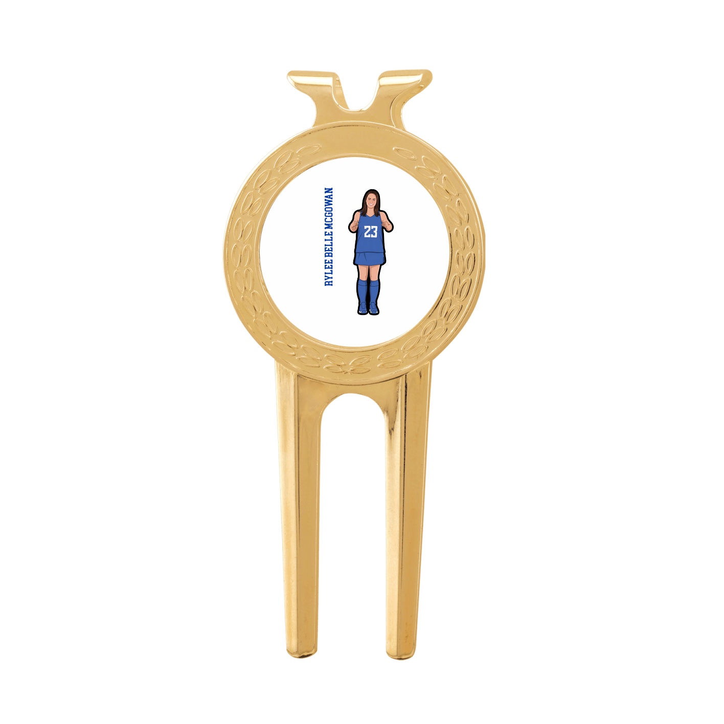 Divot Tool with Ball Marker — Name Vertical in Classic