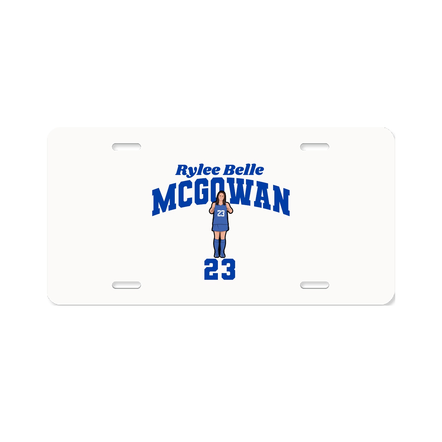 License Plate — Signature Arch in Classic