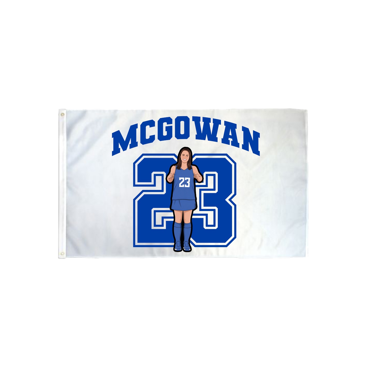 3x5 Flag — Number in Classic