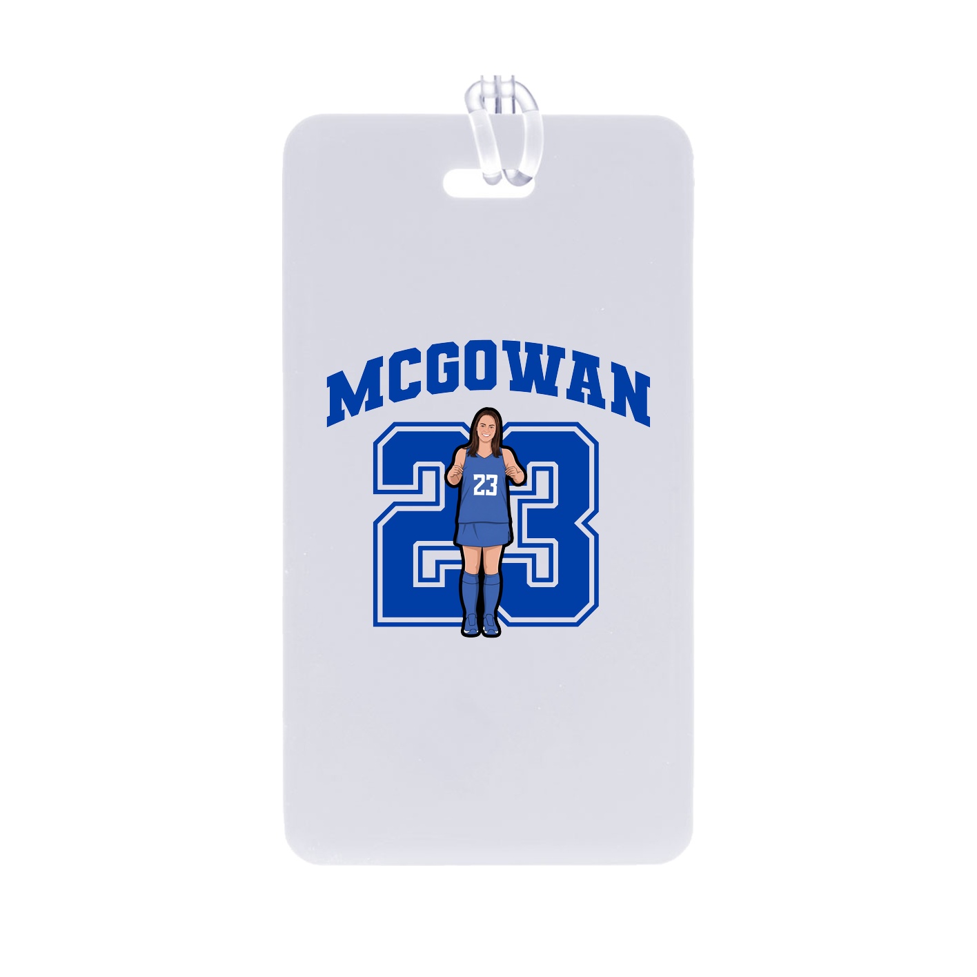 Bag Tag — Number in Classic