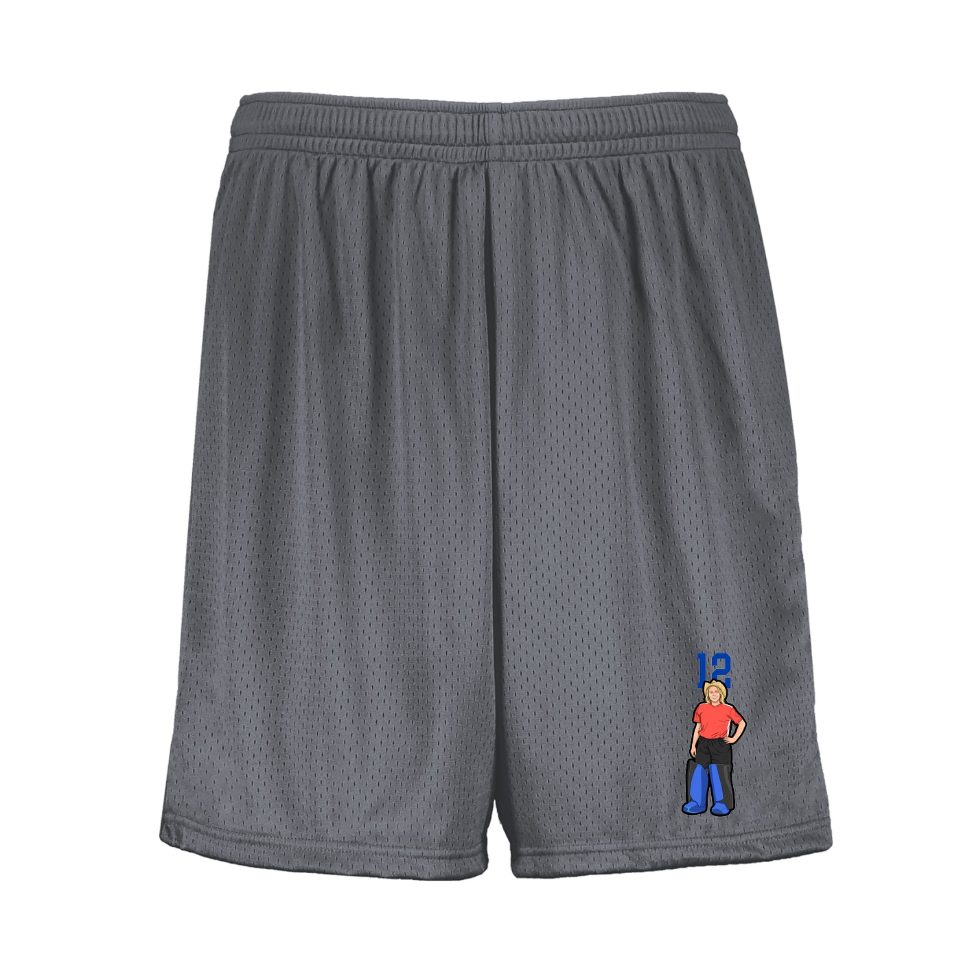 Shorts — Number Top in Grey