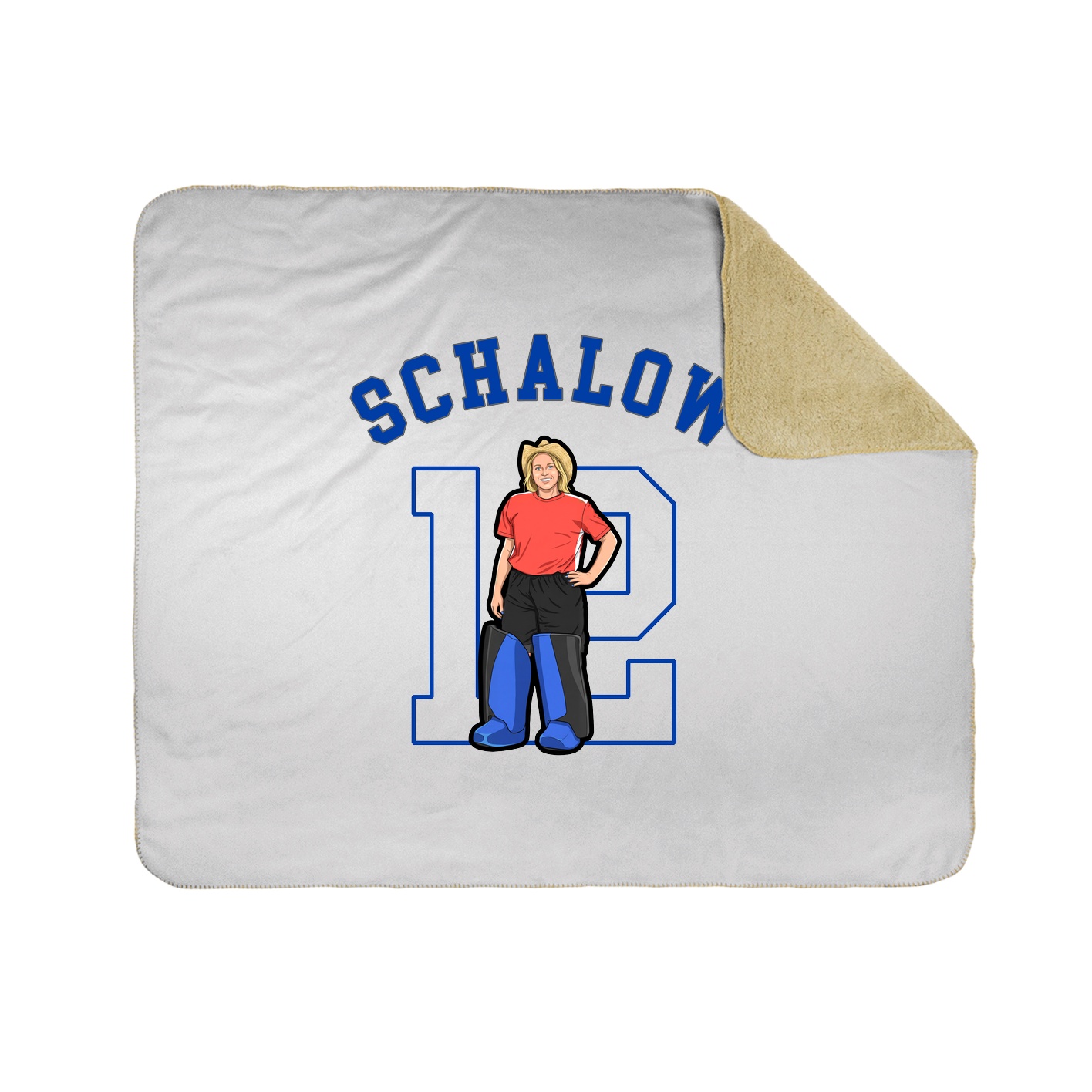 Throw Blanket — Shirsey Arch in White