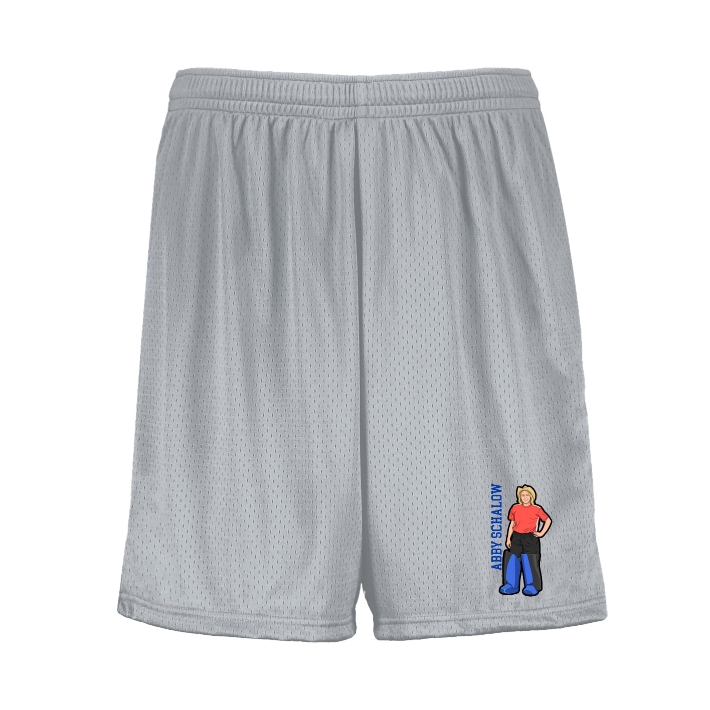 Shorts — Name Vertical in Silver