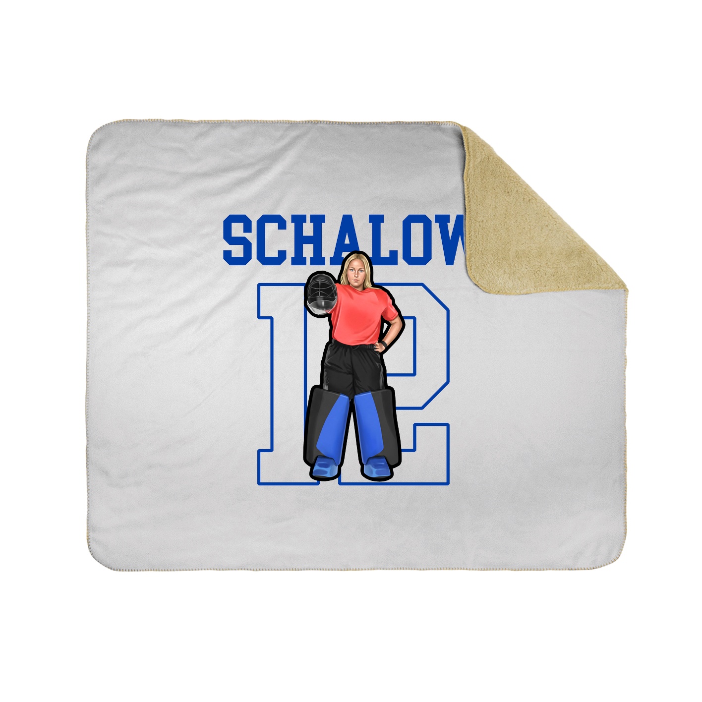 Throw Blanket — Shirsey in White
