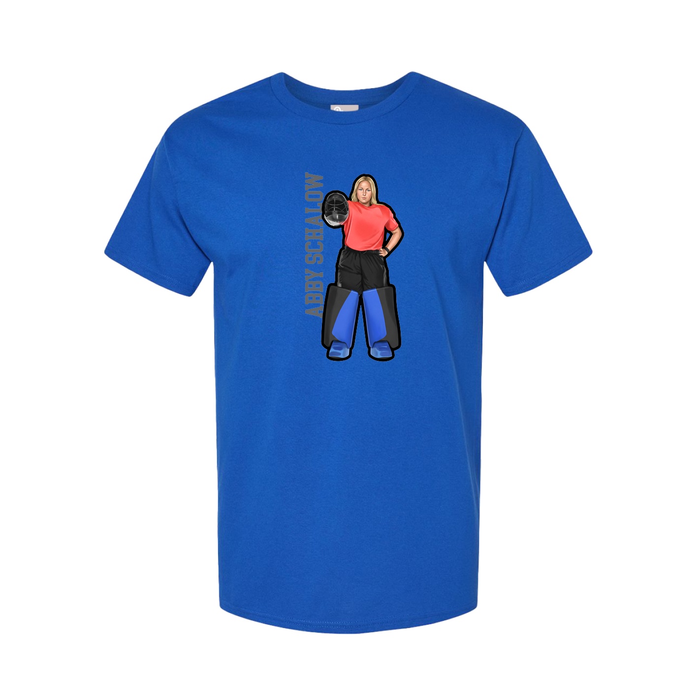 Tee — Name Vertical in Royal