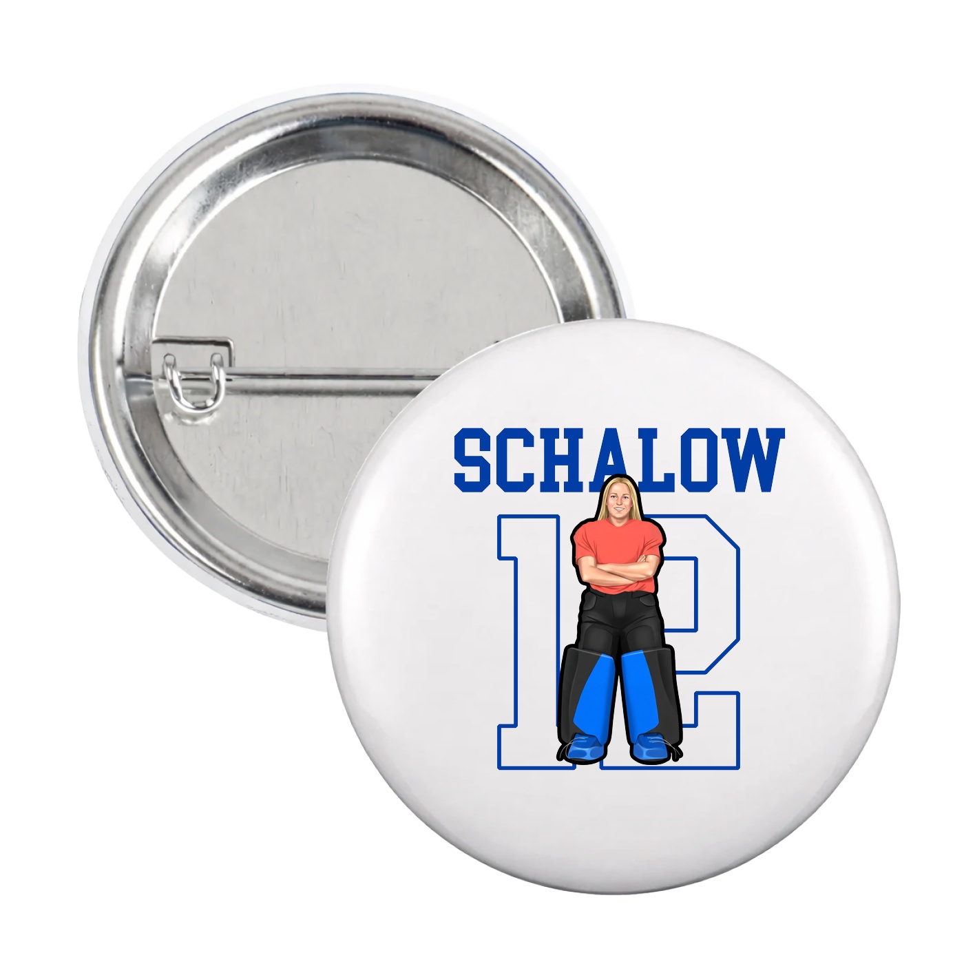Game Day Button — Shirsey in White