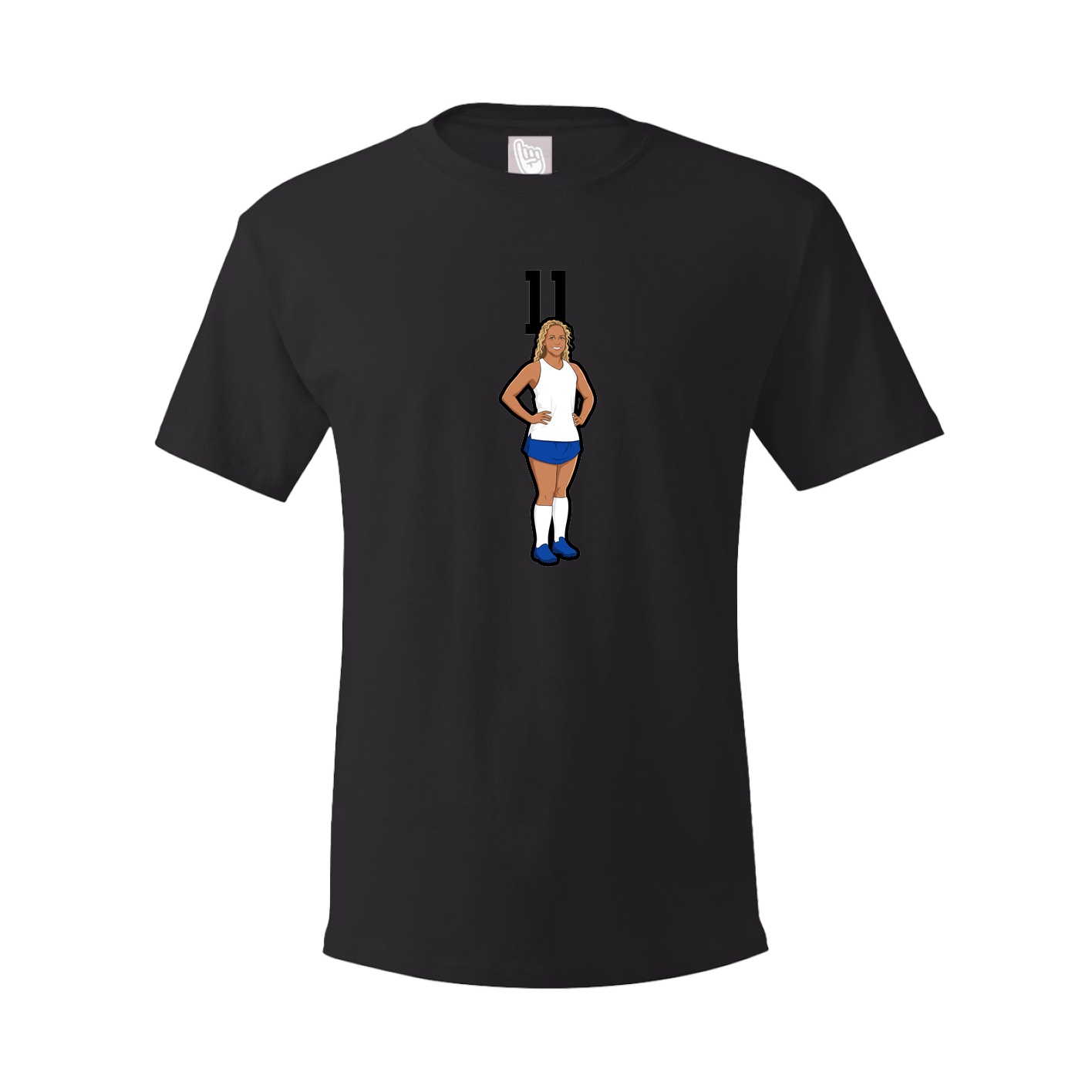 Tee — Number Top in Black