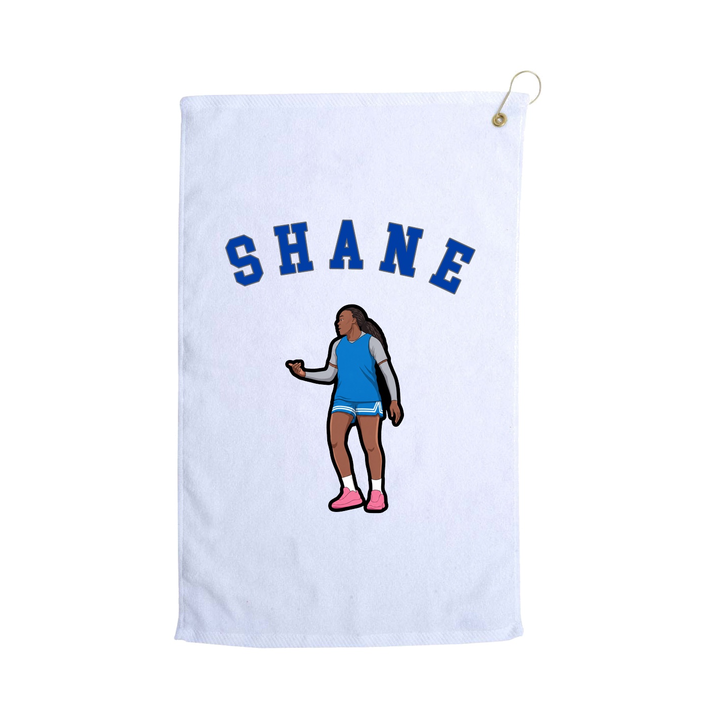 Golf Towel — Shirsey Arch in White