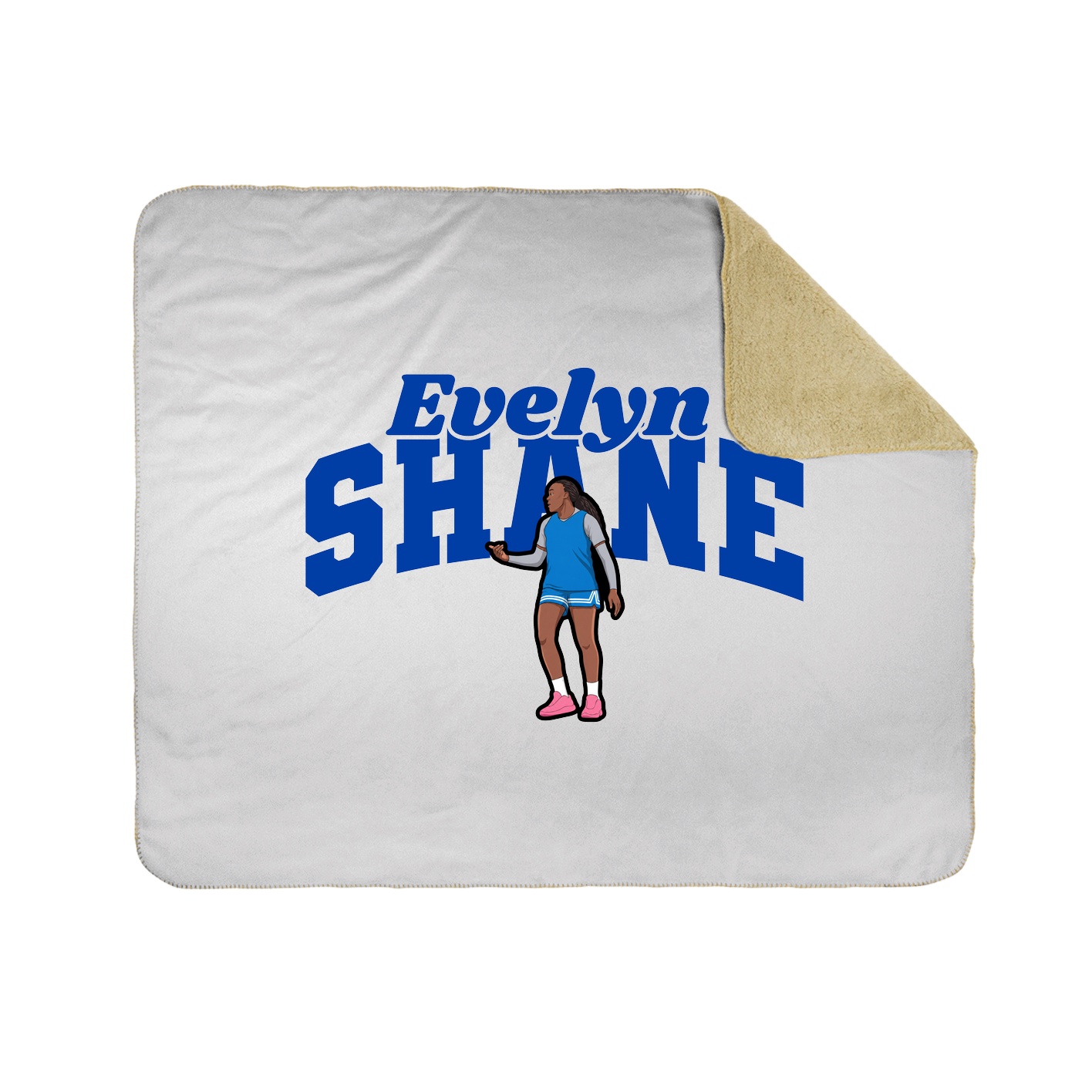 Throw Blanket — Signature Arch in White