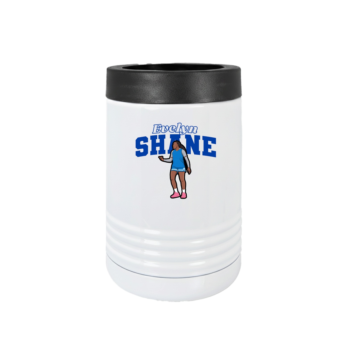 Beverage Holder — Name Arch in White