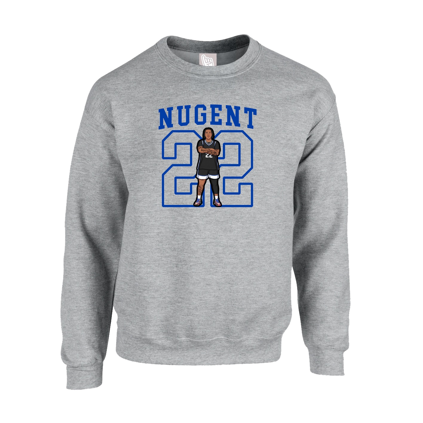 Fleece Crew — Shirsey in Grey