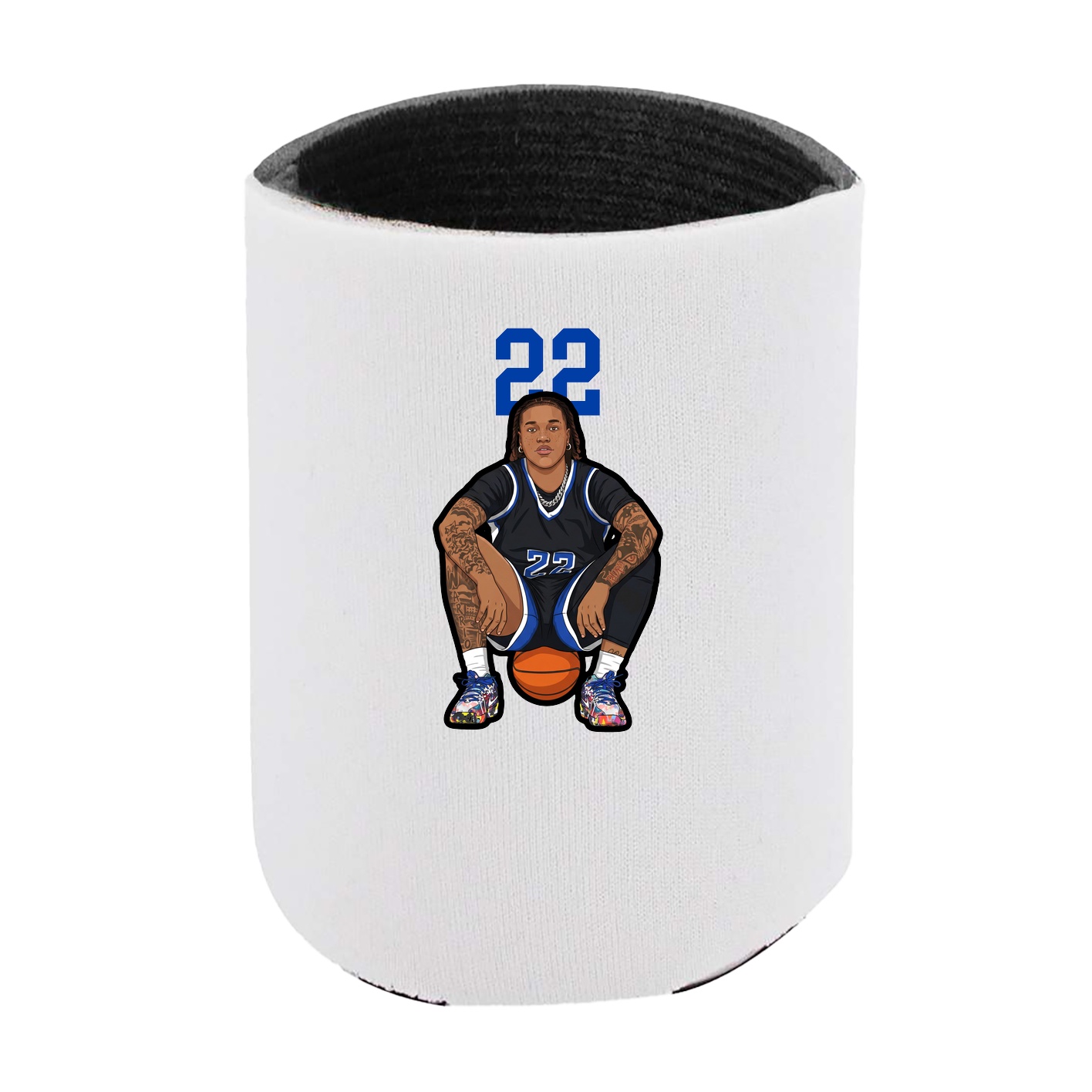 Can Holder — Number Top in White
