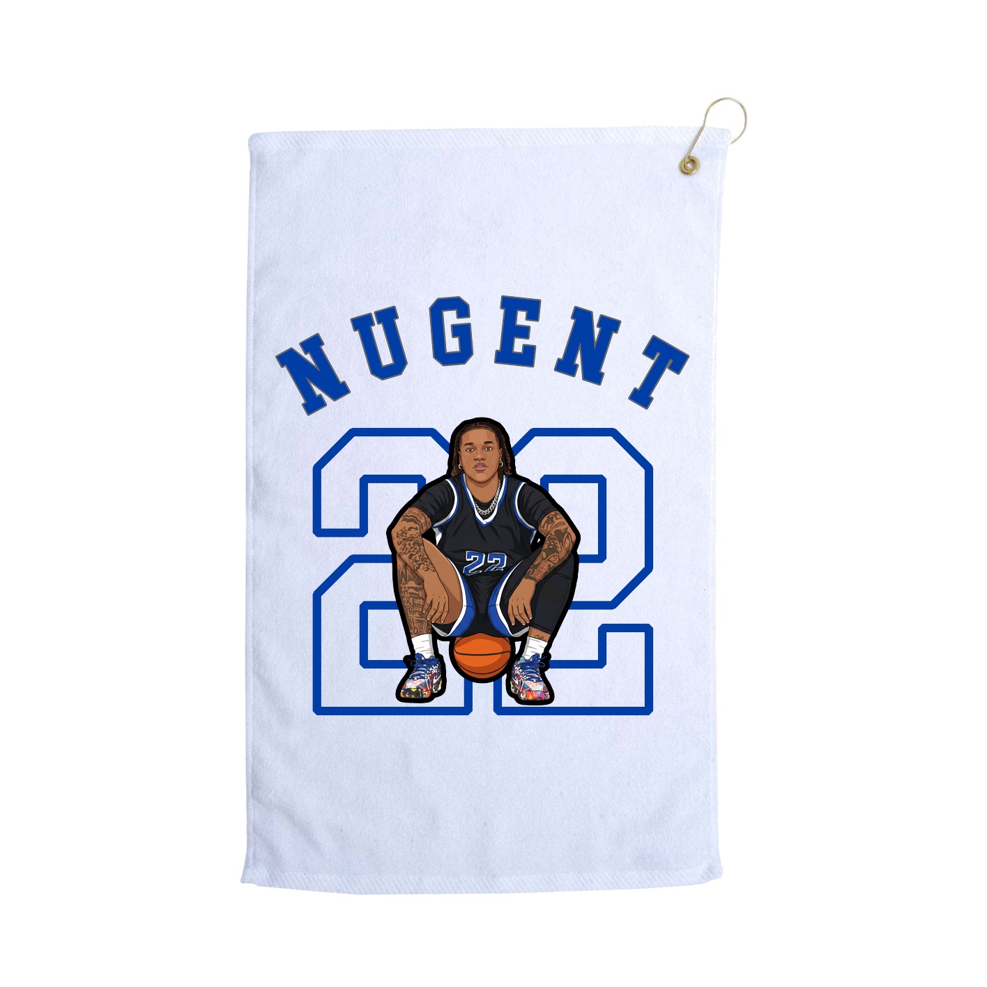 Golf Towel — Shirsey Arch in White